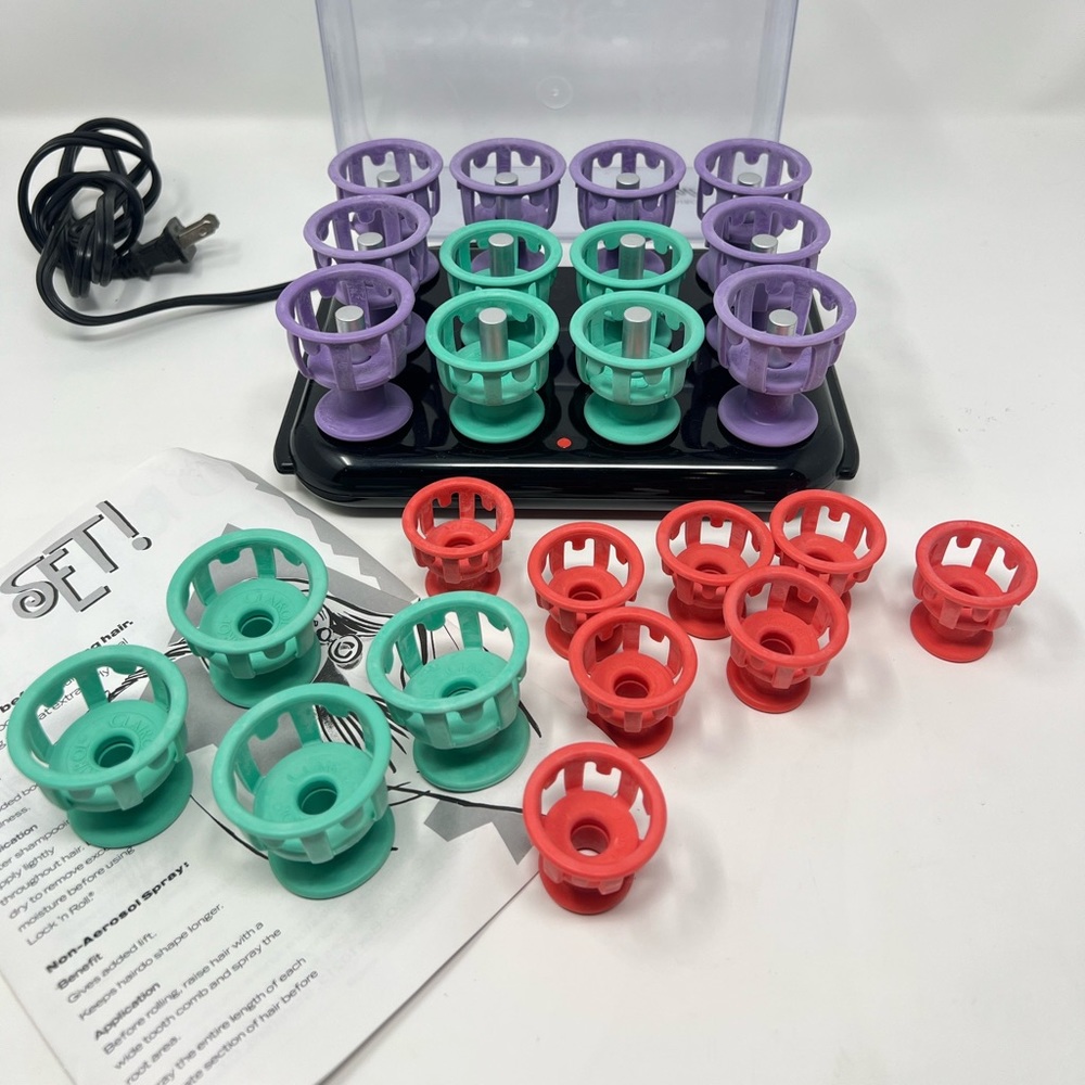Clairol lock n roll hair curlers